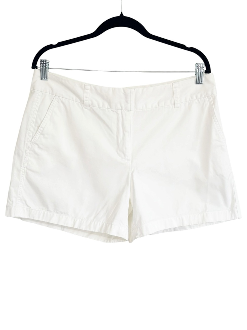 VINEYARD VINES White Cotton Shorts Womens 12 Pink Whale Logo Preppy Coastal